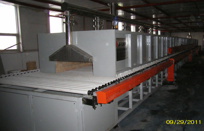 產(chǎn)品用途：特種陶瓷電熱輥道窯，規(guī)格：1.2米×32米電加熱